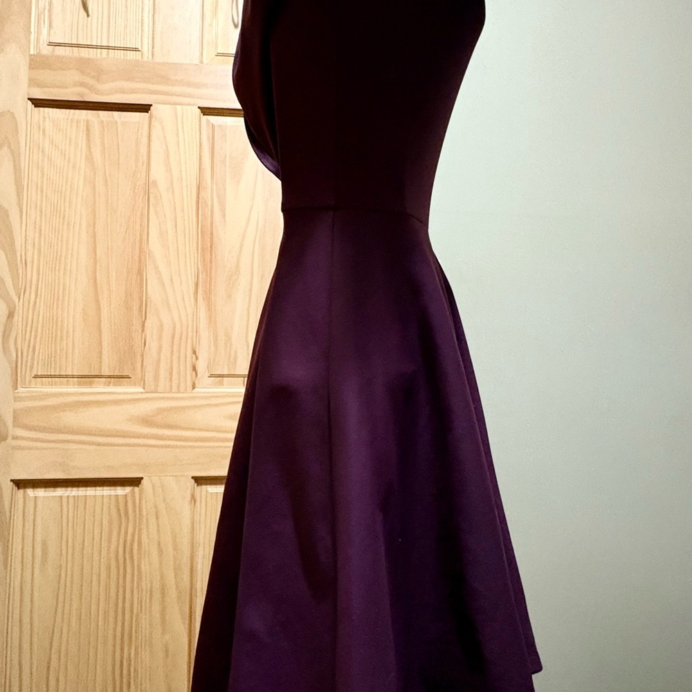 Diane von Furstenberg Fit and Flare Cocktail Dress with Halter Neckline